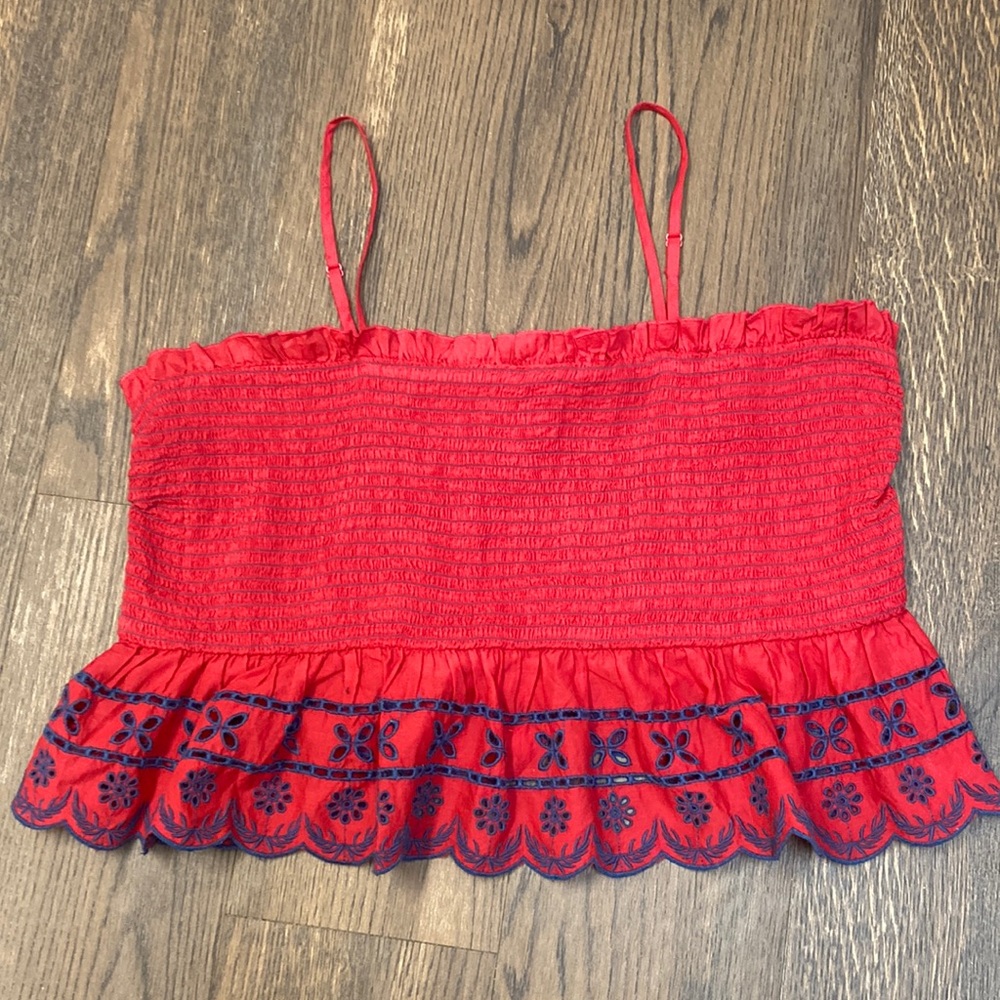 New Arizona Summer Top With Smocking    Size XXL - Picture 5 of 5
